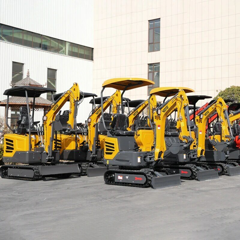 Customized New 1.2 ton 2 ton Mini Crawler Excavator Small Digger with 1000KG Operating Weight Hotel Industry Other Engine Brand