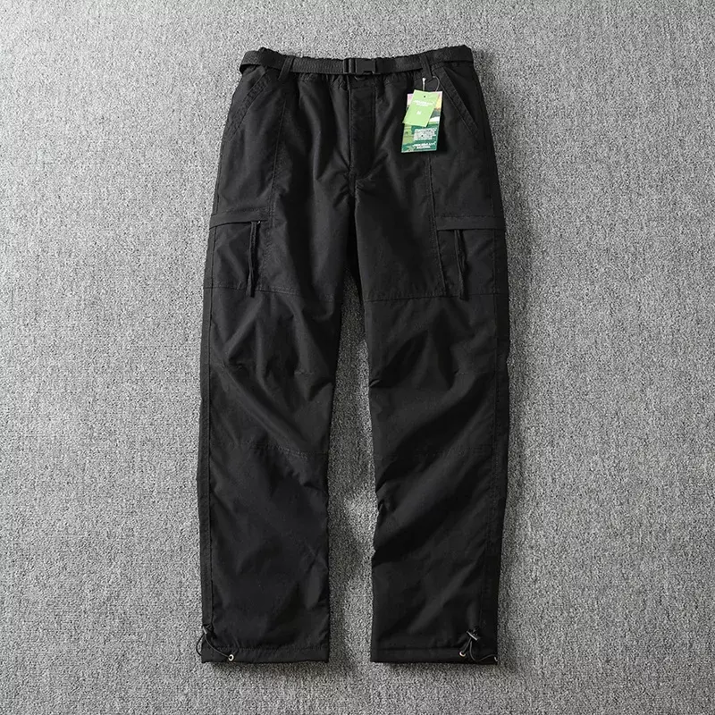 Экспортированные в Германию, ветрозащитные и водонепроницаемые уличные брюки для мужчин, прямые всесезонные повседневные брюки с несколькими карманами