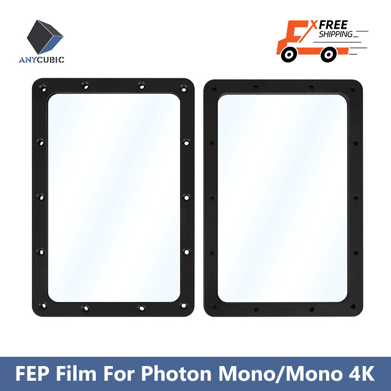 ANYCUBIC-FEP filme para impressora 3D, FEP, Photon Mono, Photon Mono, 4K, peças da impressora 3D, 173*115,4mm, espessura 0,15mm, 2 pçs/lote