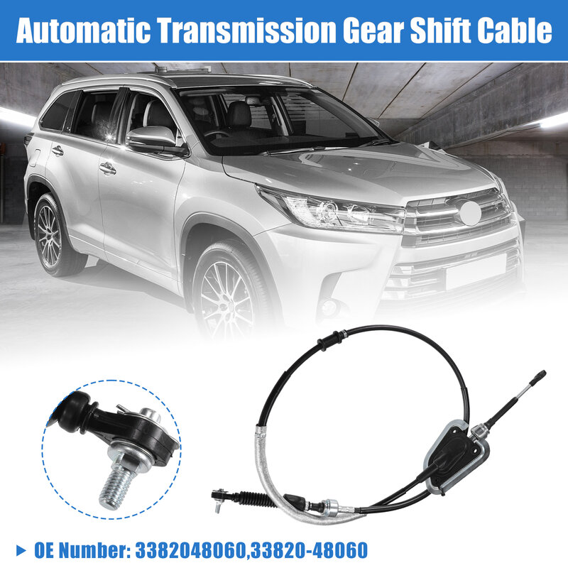 X Autohaux-Câble de changement de vitesse de transmission automatique, No.3382048060, Toyota Highlander 2001-2003, Transmission automatique