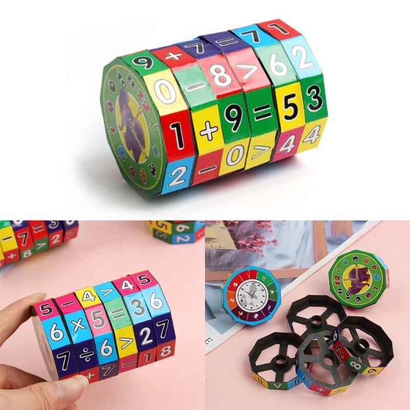 Montessori Math Teaching Toy Mathematics Operate Learning Cube Toy Toddler Gift Dropship