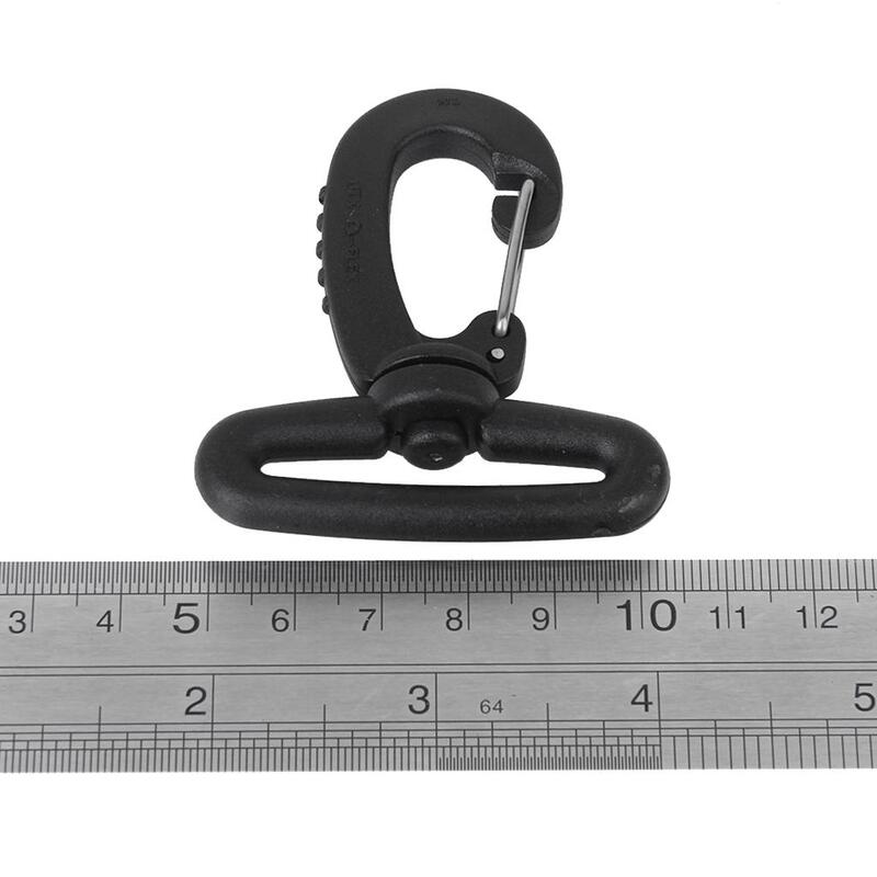 2 Pieces Plastic Rotary 38mm Straps Backpack Bag Hook Fastener Clip