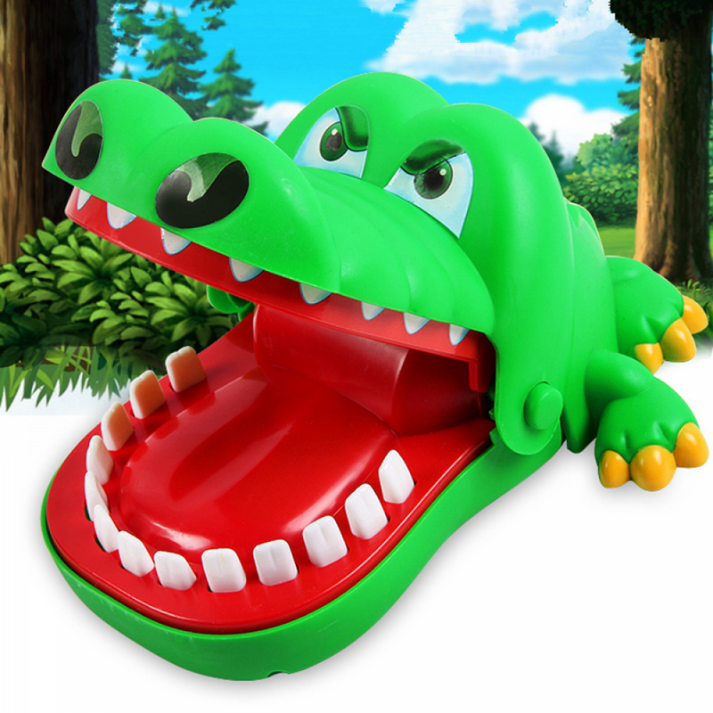 Krokodyla zęby zabawki gryzący aligator palec dentysta gry żarty gra pech figle zabawki dla dzieci śmieszne przyjęcie świąteczne gry rodzinne
