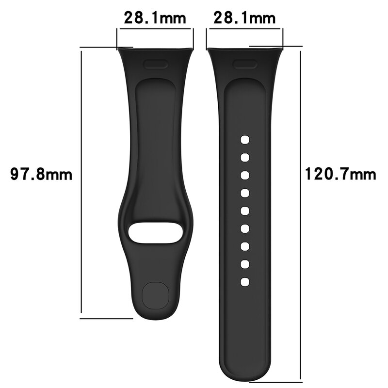 Pulseira de silicone para relógio Redmi 3, Smart Watch Band