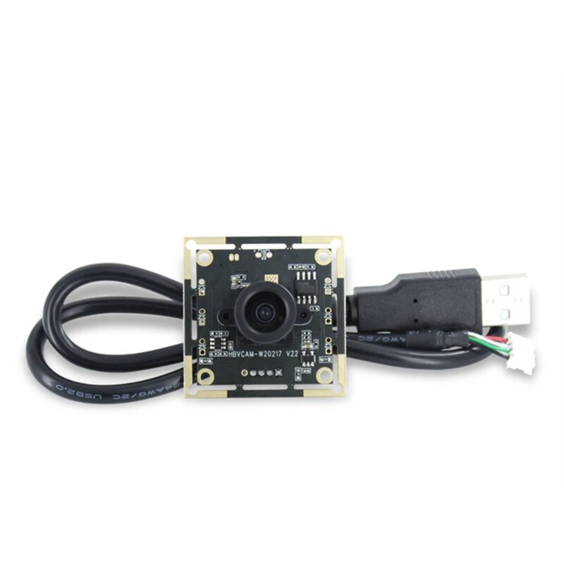 OV9732 modul kamera 1MP 100 derajat MJPG/YUY2 papan PCB fokus Manual dapat disesuaikan 1280X720 dengan kabel 2M untuk Winxp/7/8/10 tahan lama