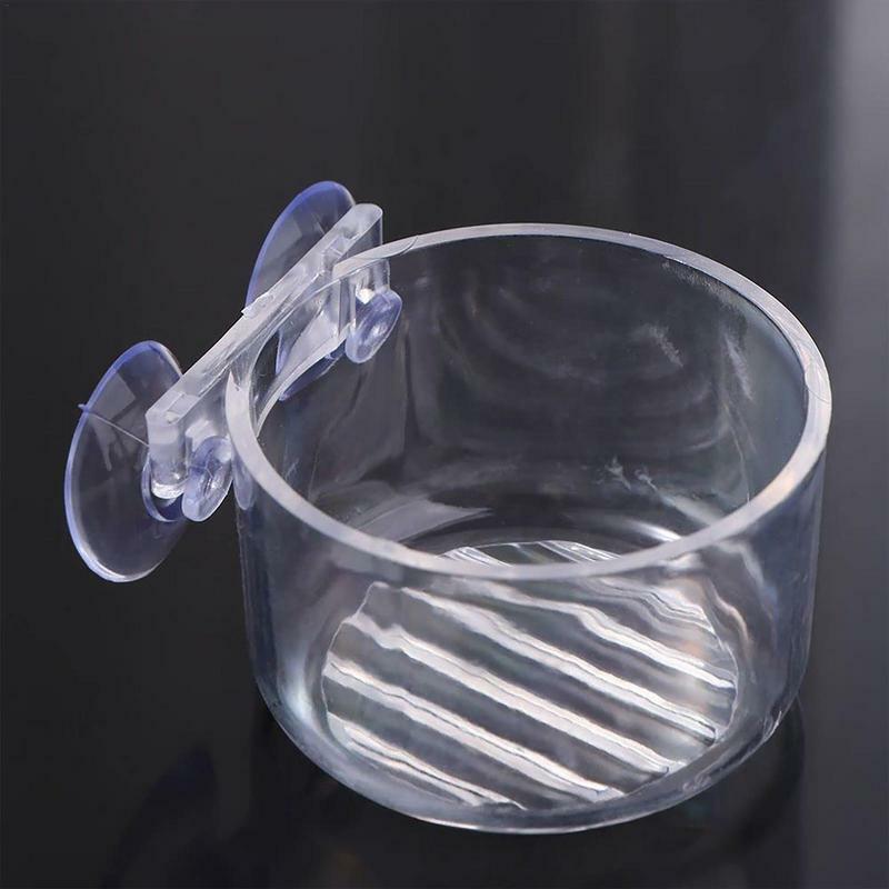 Aquarium Plant Pot Glass Cylinder Cup With Suckers For Cultivate Aquatic Plant Seeds Coral Moss Fish Tank Decoration Accessory
