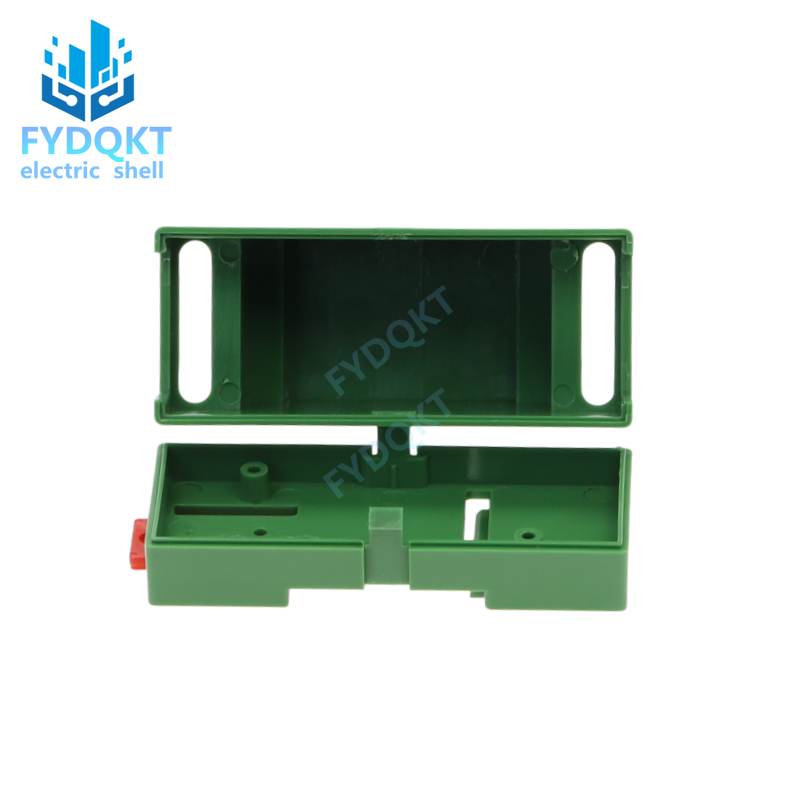 Carcasa de instrumento de montaje de riel de guía estándar, caja de plástico ABS ignífugo, tipo 35, 4, 01-5: 88x37x59mm, 1 unidad