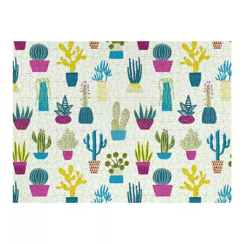 Cactus Garden Jigsaw Puzzle Customized Toys For Kids Personalized Puzzle