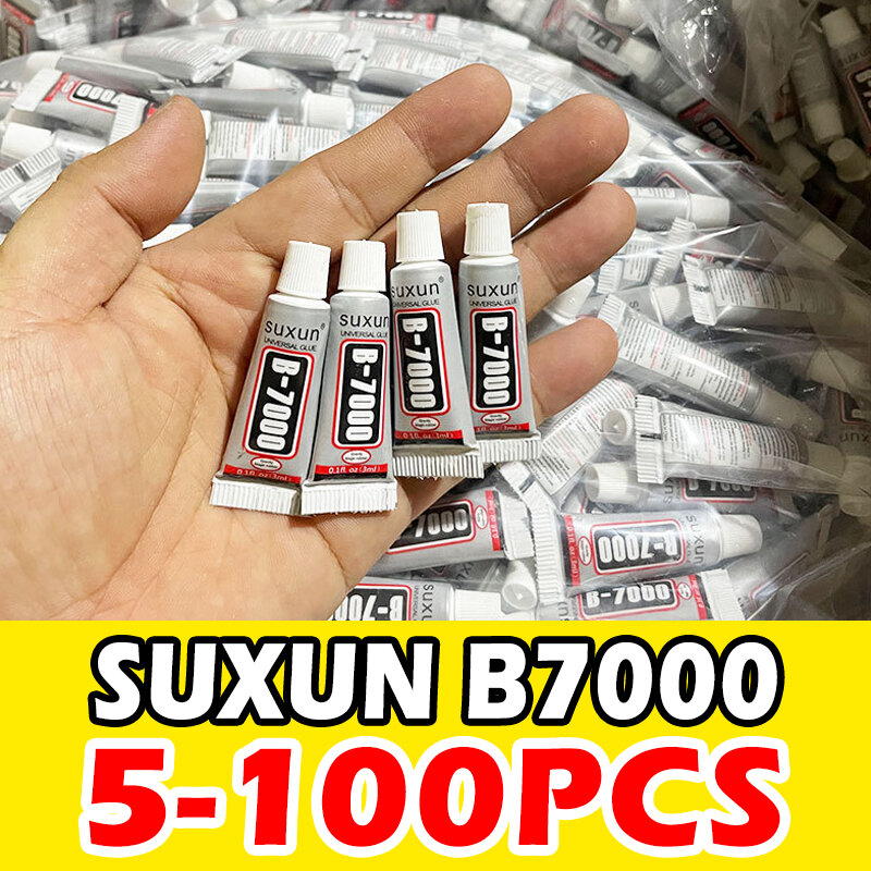 SUXUN B7000-Colle super arina pour écran tactile de téléphone portable, 3ml, 6 à 110 pièces
