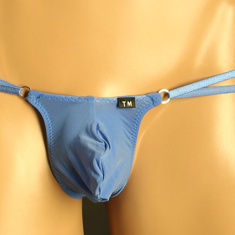 Roupa interior de baixo crescimento masculina, bolsa breve sexy, tangas respiráveis, lingerie elástica, shorts de nylon, azul, verde, vermelho, branco