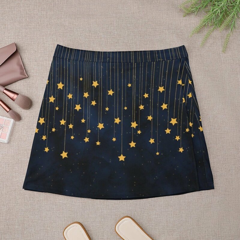 Sterne fallen um Mitternacht Minirock Kleider für Abschluss ball kpop elegante Röcke für Frauen
