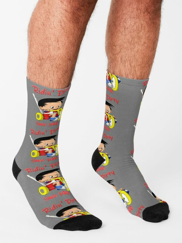 Bobby's World-calcetines tobilleros "Ridin' Dirty Since 1990, para hombre y mujer, ideas para regalos de San Valentín