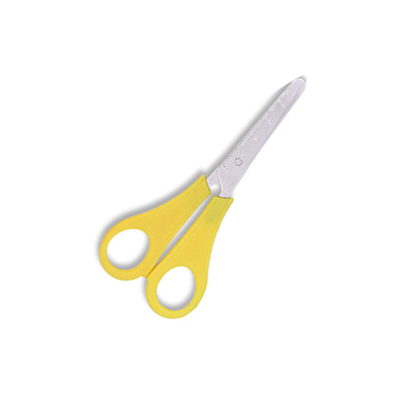 Nożyczki do klasy ze skalą DIY dokładny pomiar gładkie nożyce z uchwytem