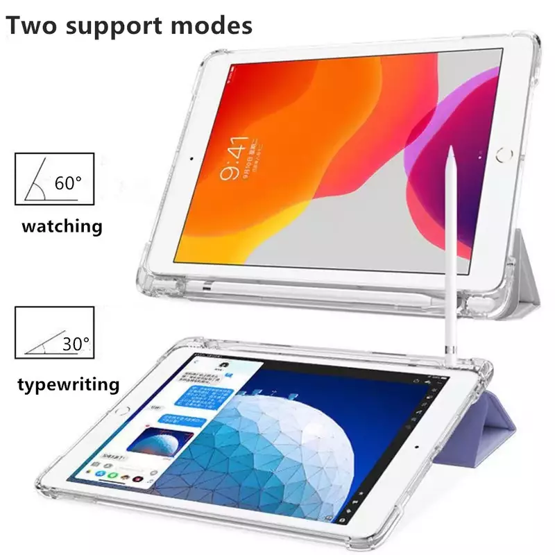 Dla Huawei Honor Pad 8 V6 V7 V8 Pro Tablet Case z uchwytem na ołówek pokrywa dla Huawei matepad 11 Pro 11 10.8 SE 10.4 INC t10S przypadku