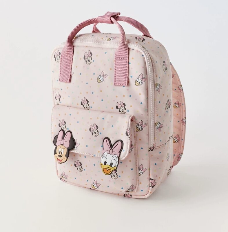 Disney Cartoon Minnie Maus neue Kinder Rucksack Mini Schult asche Mädchen und Jungen süße Umhängetasche