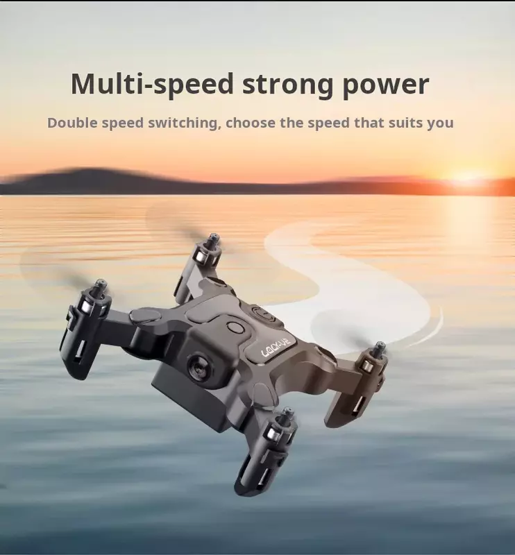 Mini Dron plegable con Control remoto y WIFI, cuadricóptero de fotografía aérea, V2, 4K, fpv