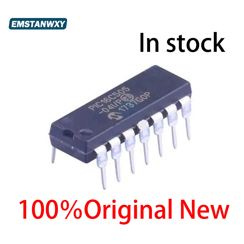 Microcontroladores PIC16C505 PIC16C505-04I/P de 8 bits, original, 100% nuevo, en stock