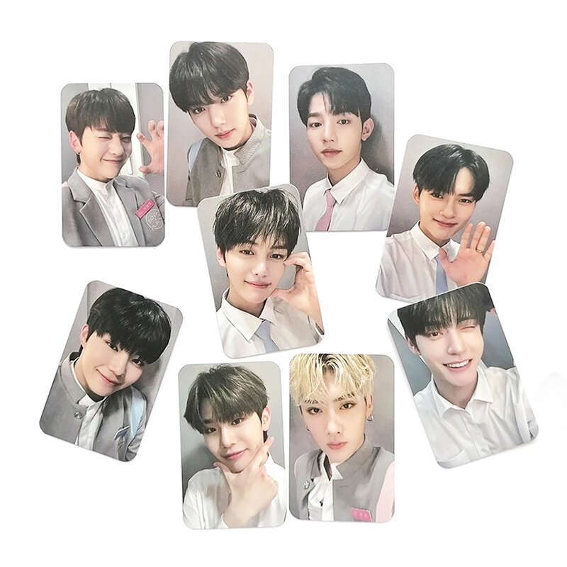 KPOP ZB1 9pcs Selfie Photocards Boy Planet New Group Double-Sided LOMO Cards Ricky ZEROBASEONE Fans Collections