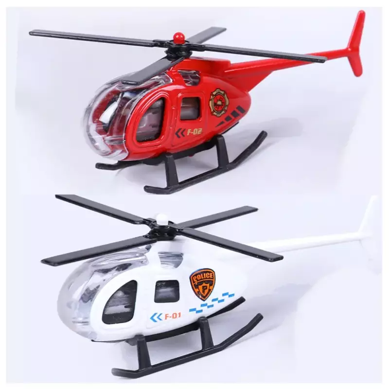 Vehículos de juego de simulación, modelos de aviones, modelo de aleación, juguete para niños, helicóptero de simulación de Taxi