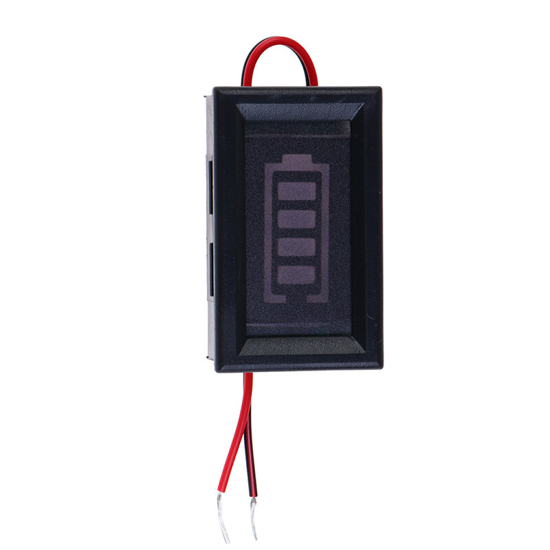 Indikator kapasitas baterai Lithium 3S 12.6V modul Voltmeter tampilan biru