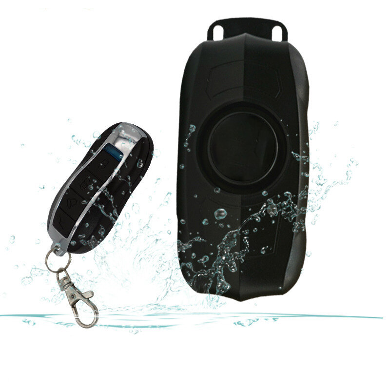 Remote Control Charging Vibration Detector Motorcycle Bicycle Anti-theft Alarm Wireless Waterproof Sensor Door Window Securit