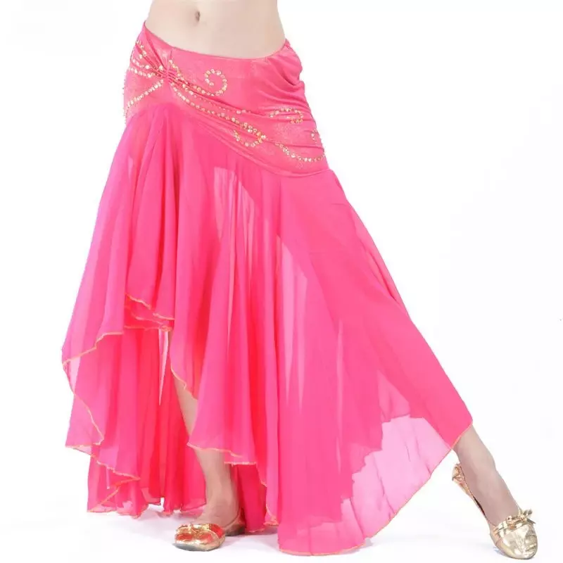 Seksowna spódnica do tańca brzucha dla kobiet cygańska hiszpańska Flamenco rozdziela spódnicę orientalny brzuch spektakl taneczny odzież taneczna spódnica do ćwiczeń