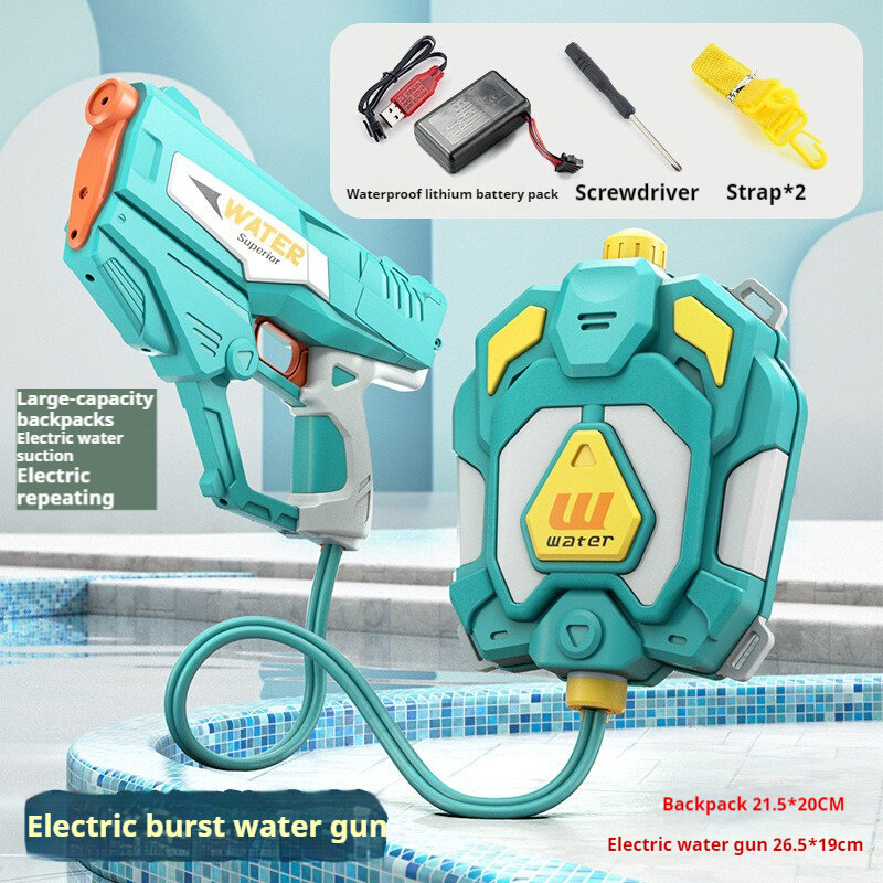 Elektrische große Kapazität Wasser pistole Rucksack automatische Wasser aufnahme kontinuierliche Emission schießen spielen Sommer Kinderspiel zeug