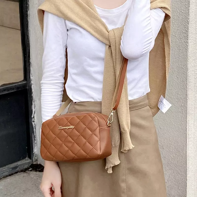 Mode Dames Crossbody Tassen Luxe Kwast Kleine Messenger Bag Voor Vrouwen Lingge Borduurwerk Casual Dames Schoudertas
