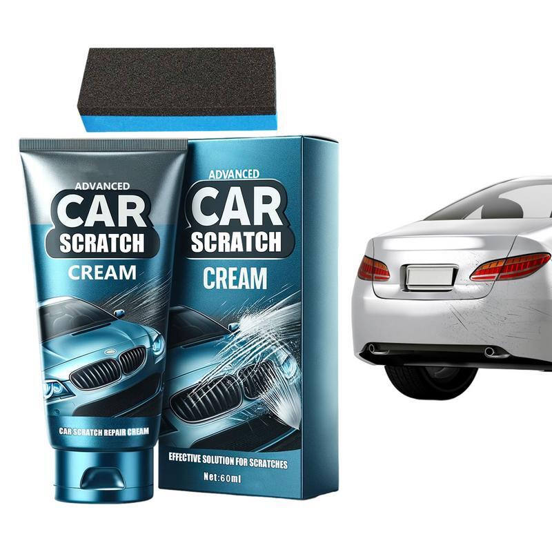 Car Scratch Repair Cream 60ml Wax Scratch Remover Cream Auto Scratch Repair Polishing Agent With Sponge Car Repair Paste High