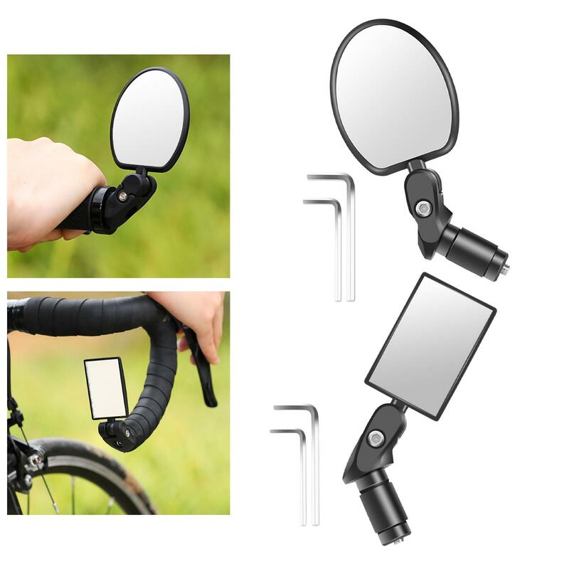 Espejo giratorio ajustable Universal para manillar de bicicleta de carretera, espejo para ciclismo al aire libre, motocicleta, Scooter ,MTB