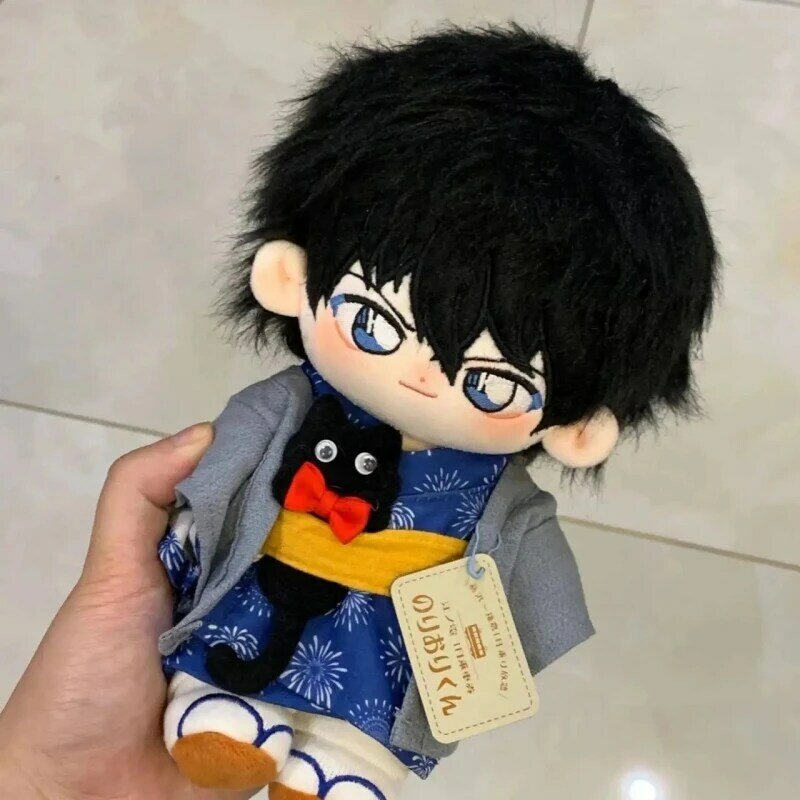 Anime Detektif Conan Kaitou Kiddo 20cm boneka mewah mainan Nude boneka Cosplay Plushie 6247 hadiah anak-anak