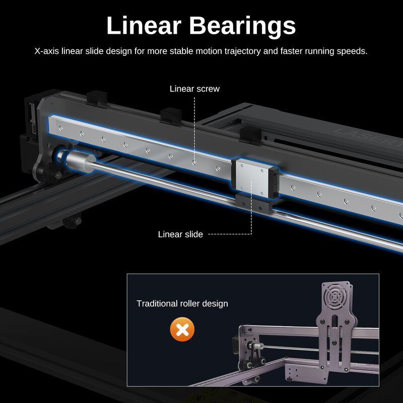 LASER TREE-LT-K1 PRO Máquina de gravação a laser, área de gravação 400x400mm, 30W Laser Head, Woodworking Laser Engrave Cut Tools