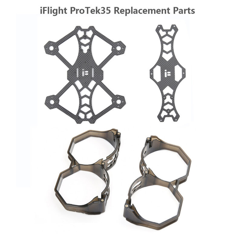 iFlight ProTek35 Replacement Parts for top plate / bottom plate / Arm Guard TPU / Prop Guard