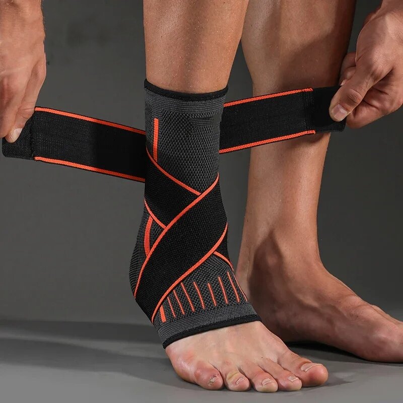 1PC fasciatura pressurizzata supporto per caviglia protezione per cavigliera cinturino per piedi cintura elastica Fitness sport palestra accessorio per Badminton