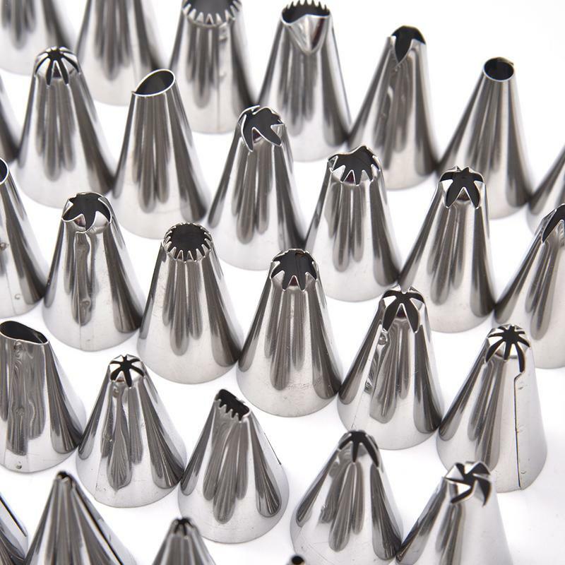 Pcs Nozzle Pastry For Cream Set Steel Icing Piping Nozzles Cake Decorating Cake Design Accessories Fondant Cutter Tools