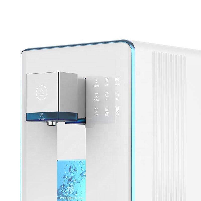 Serbatoio dell'acqua della conduttura da 200G installazione gratuita Uv 6 temperature Ro Dispenser di acqua calda e fredda Desktop