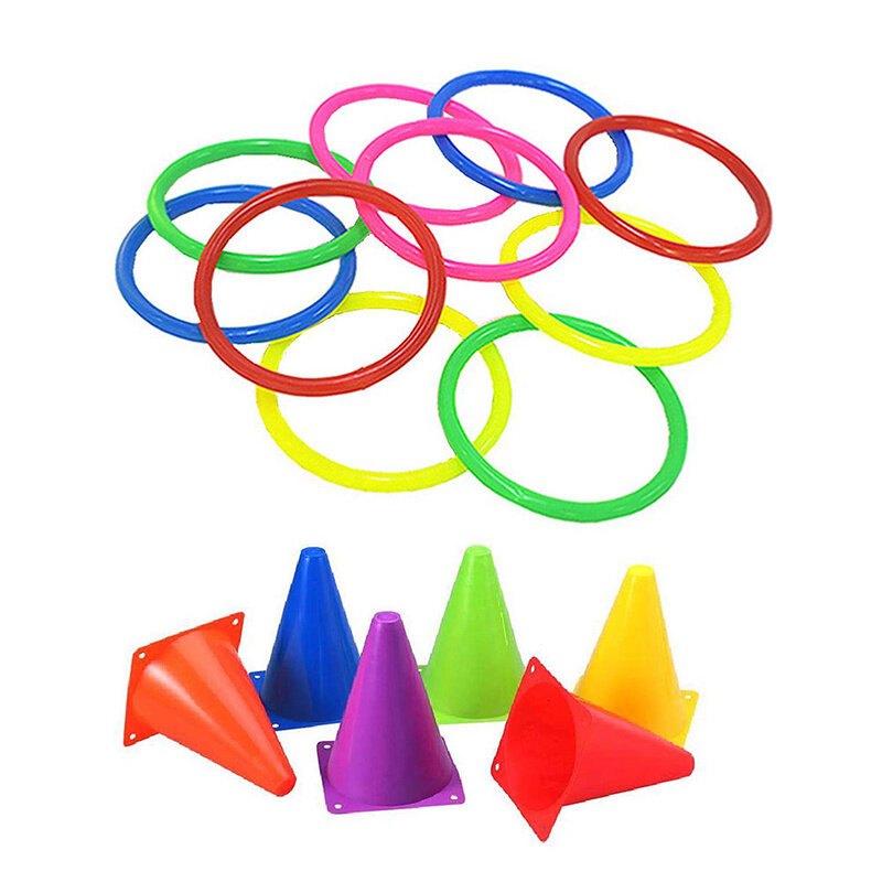 Zabawna rzucanie gra na kółko dla dzieci do rzucania na zewnątrz plastikowy krąg interaktywny konkurs dla dzieci wyczuwa trening