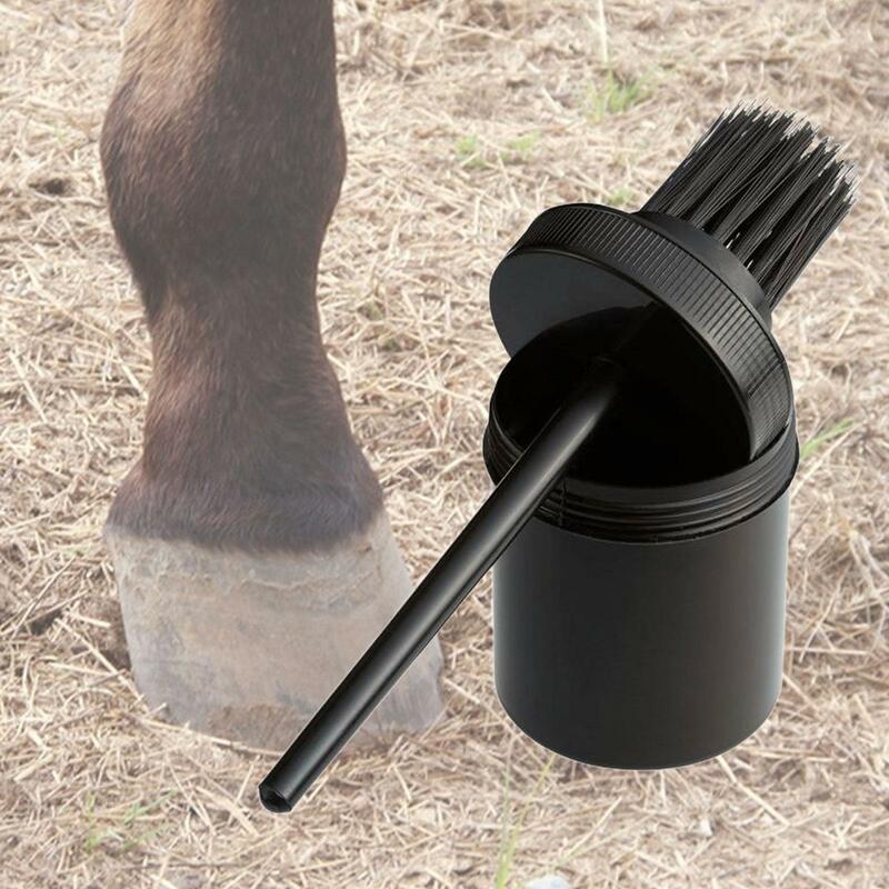 Szczotka do smarowania kopyt urządzenie do masażu wygodny uchwyt lekka, łatwa w użyciu, praktyczna dla zwierząt gospodarskich koni