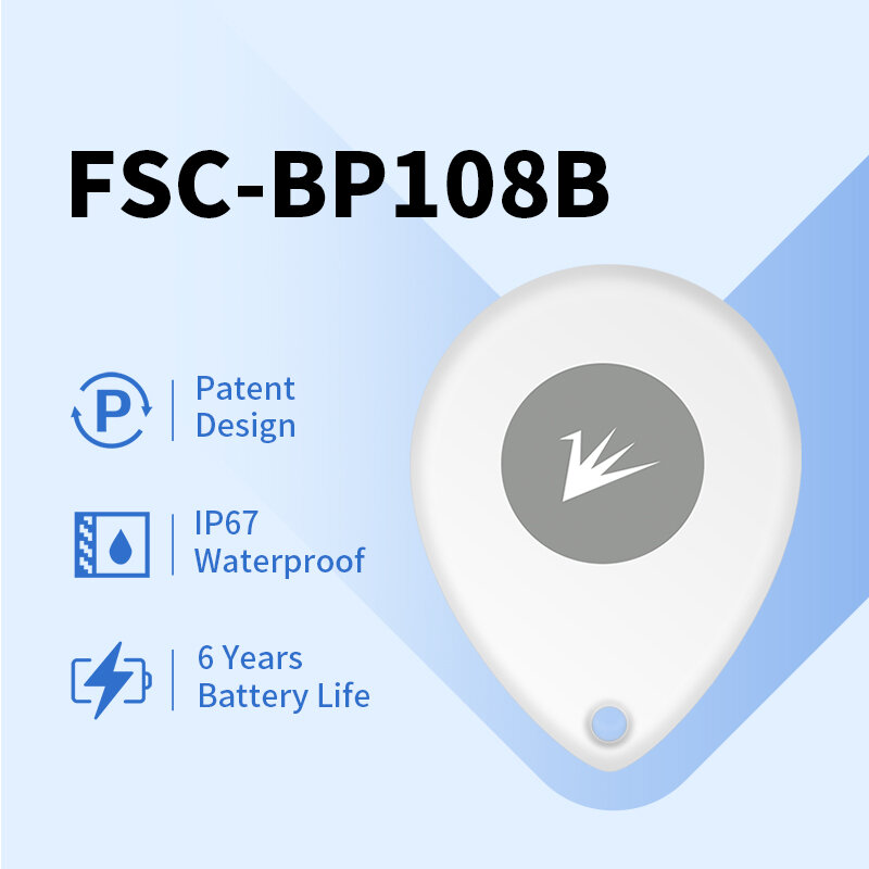 Substituição da bateria Farol IP67 Farol À Prova D' Água Bluetooth 5.1 Baixa Energia Para Rastreamento e Navegação Interior
