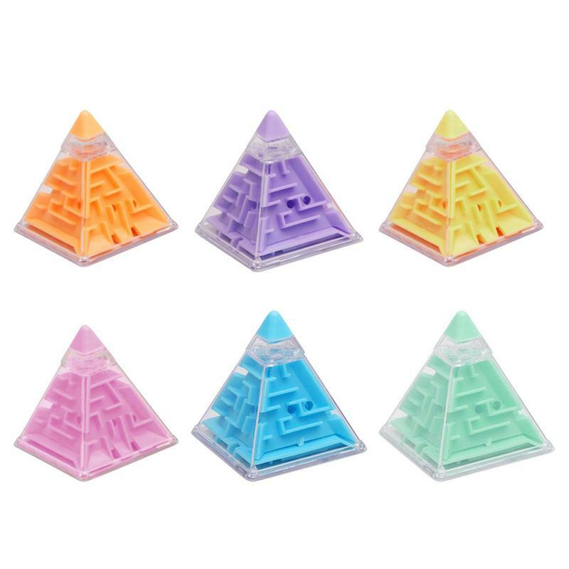 3d Doolhof Bal Doolhof Puzzel 3d Piramide Doolhof Puzzel Brain Teasers Games Draagbare Educatieve Puzzel Speelgoed Voor Kinderen Verjaardagsfeestje