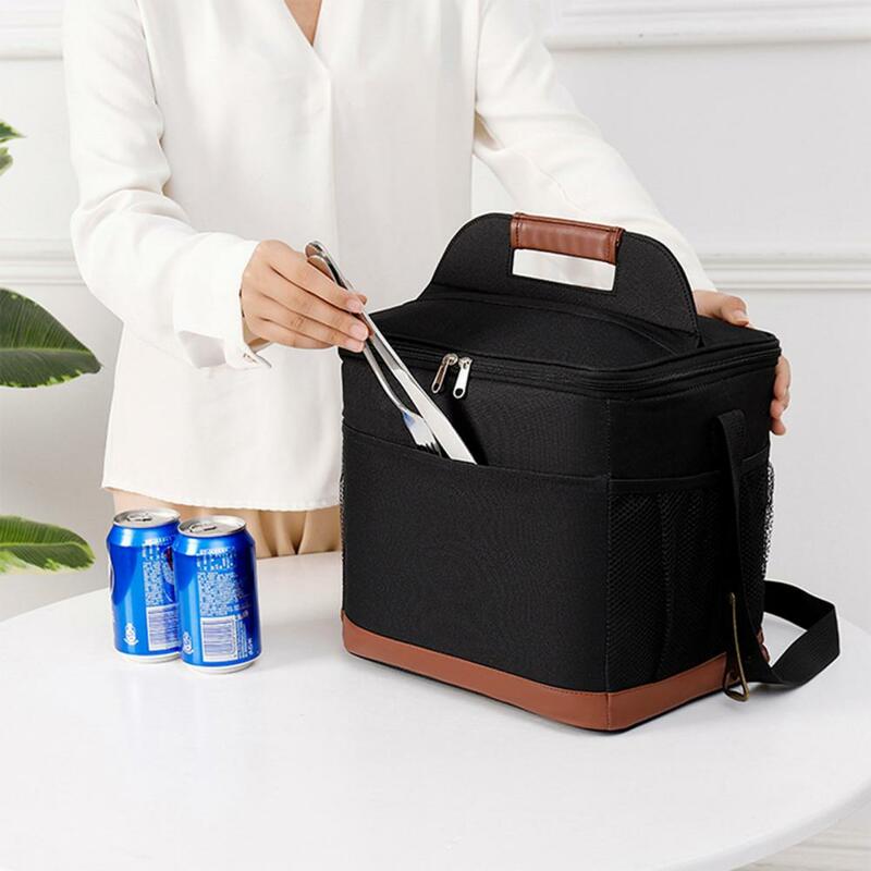 Изолированная Бенто-сумка для работы или школы, универсальная Термосумка для пикника, офиса, для дома и улицы, для еды