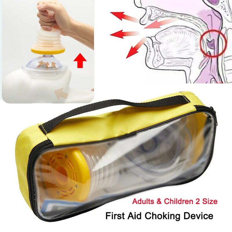 Bantuan pertama perangkat pencekik dewasa & anak-anak masker penyelamatan Choking kit rumah sederhana Asphyxia penyelamatan perangkat kekurangan napas