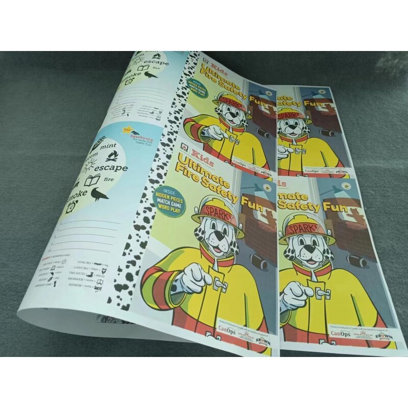 Customized product.China Printing Colloring Books Printing Advertising Magazine Bound Booklet Custom