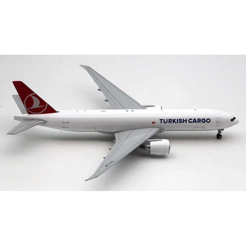 Liga avião colecionável, JC Wing1: 200 Turco Carga Boeing 777F, Modelo de Aeronave Diecast Série Interativa, TC-LJR, EW277L002C, Presente
