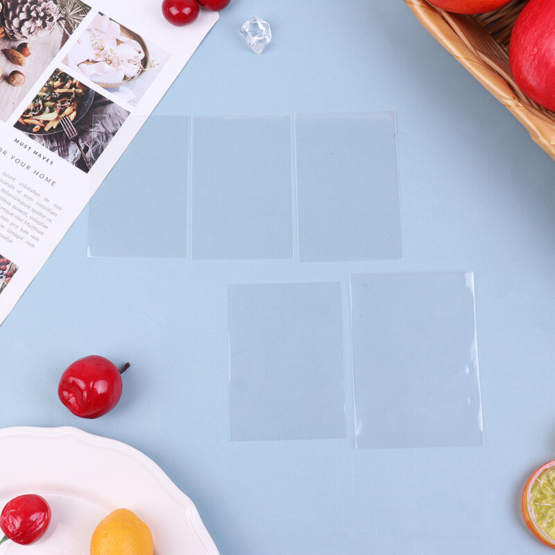 Coreia mangas de cartão claro ácido livre-não cpp duro 3 Polegada photocard protetor holográfico filme álbum pasta