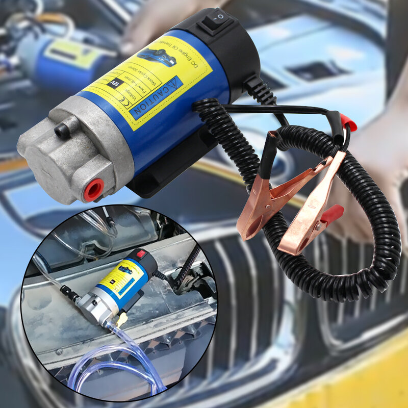 Extractor de aceite diésel para coche, bomba de cambio de transferencia de succión, Motor de 12V, 100W, 4L