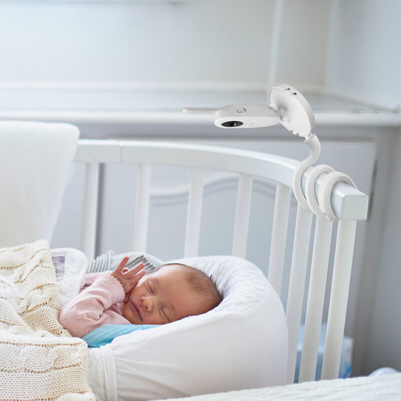 Braket Dudukan Putar Fleksibel untuk Kamera Monitor Bayi Philips AVENT, Menempel Pada Rak atau Furnitur Tempat Tidur Bayi