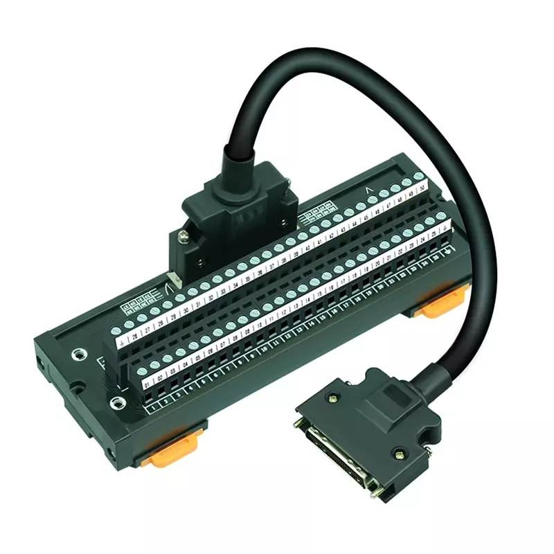HL-SCSI-50P-Adaptador de terminales de relé SCSI50 de 50 pines, placa para Yaskawa/Delta/Panasonic/Mitsubishi Servo CN1 ASD-BM-50A para A2/AB