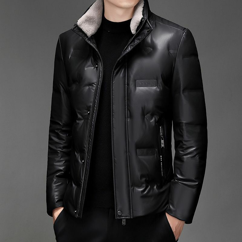 2023 New Men Down Jacket Winter Coat Mid-length Frivolous Parkas Warm Fashion Loose Outwear High-end Leisure Youth Overcoat