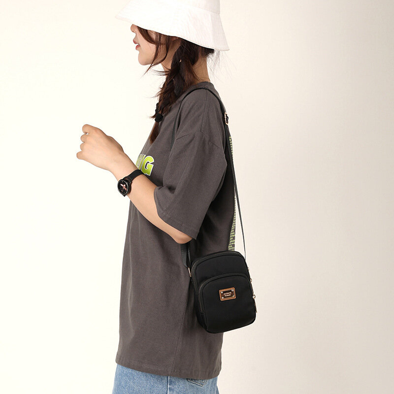 Новая женская сумка-мессенджер, подвесной шейный Кошелек для монет, вертикальная сумка, новая мини-сумка через плечо с защитой от кражи